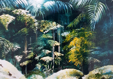 Cooling Waters, acrylic 100 x 80cm